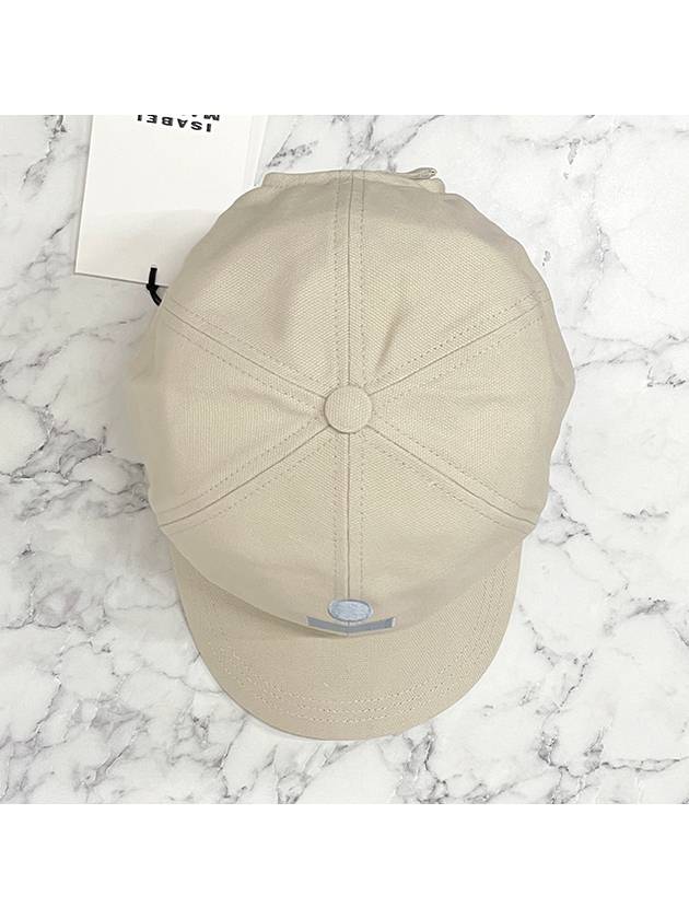 Tyron Logo Ball Cap Ivory - ISABEL MARANT - BALAAN 6