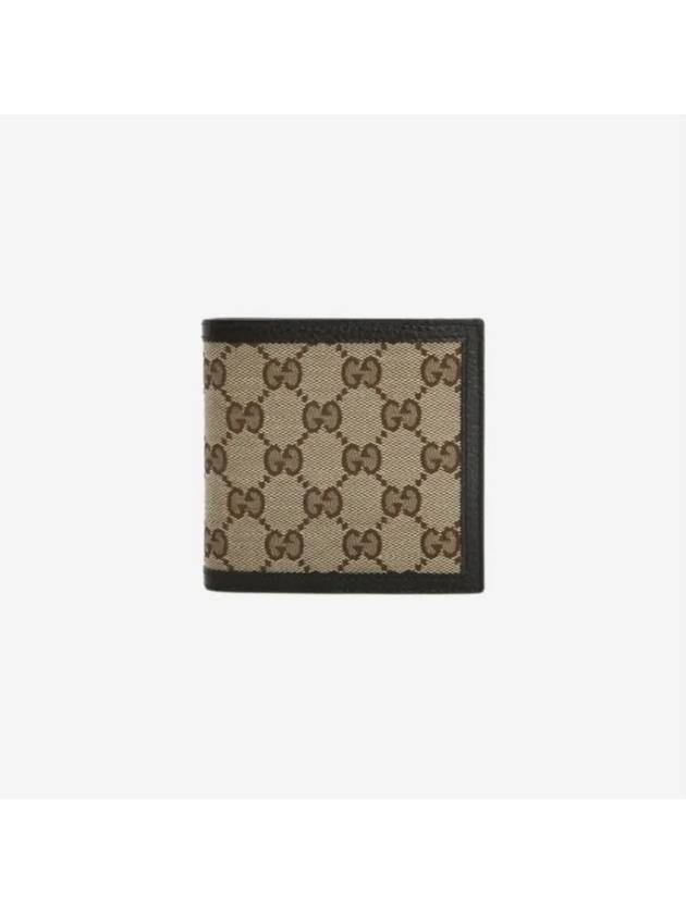 GG Canvas Half Wallet Brown - GUCCI - BALAAN 2