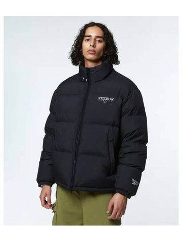 Classic Vector Down Jacket Black - REEBOK - BALAAN 1