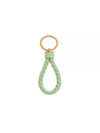 Intrecciato Lambskin Key Holder Green - BOTTEGA VENETA - BALAAN 2