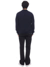 Bold Fox Head Patch Regular Cardigan Navy - MAISON KITSUNE - BALAAN 6