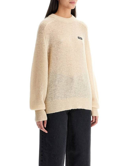 mohair blend pullover sweater - ROTATE - BALAAN 2