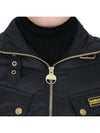Gleann International Quilted Zip-Up Jacket Black - BARBOUR - BALAAN 8