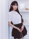 ANC FRENCH FRILL BLOUSE WHITE - ANOETIC - BALAAN 1