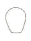 1017 ALYX 9SM silver ID logo chain necklace AAUJW0143OT01 - MAISON MIHARA YASUHIRO - BALAAN 1