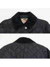 Diamond Quilted Nylon Jacket Black - BURBERRY - BALAAN 4