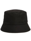 Re-Nylon Triangle Logo Bucket Hat Black - PRADA - BALAAN 5