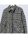 Face Connection Black & White Check Tweed Shirt jacket - FAITH CONNEXION - BALAAN 5