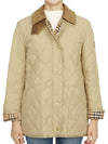 Diamond Quilted Thermoregulated Barn Jacket Honey - BURBERRY - BALAAN 3