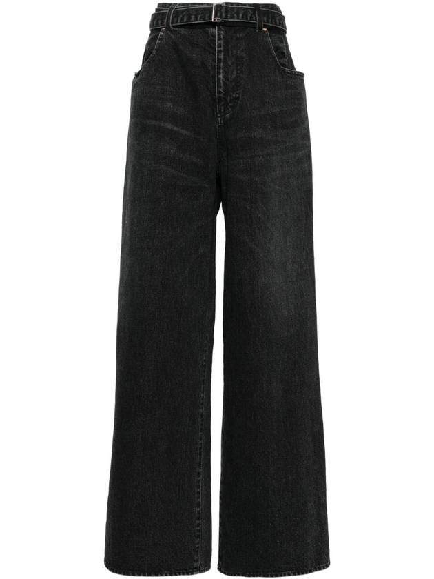 Sacai Jeans Black - SACAI - BALAAN 1