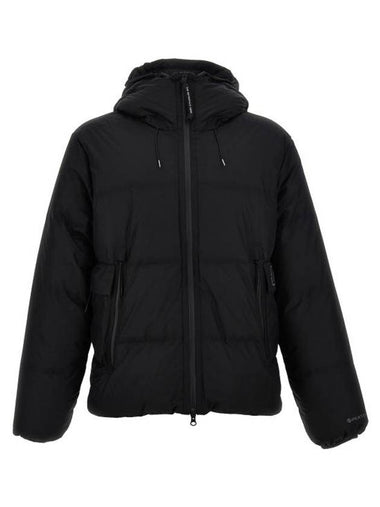 The Metropolis Series Pertex Hooded Down Padding Black - CP COMPANY - BALAAN 1