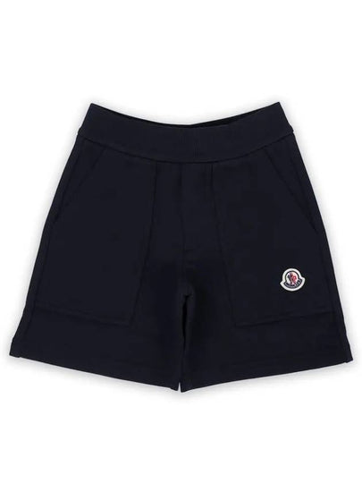 Kids Waffen Patch Shorts Navy 8H00014 809AG 778 8 10A - MONCLER - BALAAN 2