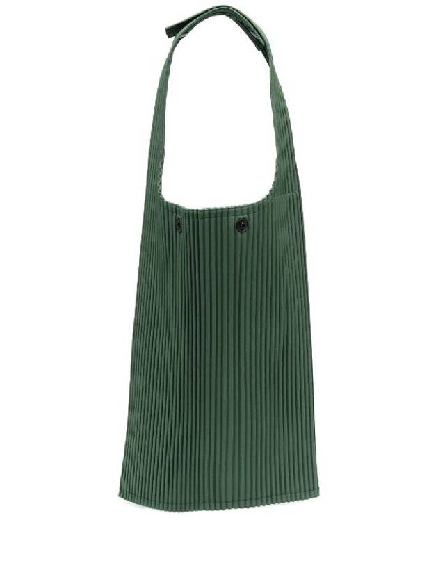 Pleated Shoulder Bag Green - ISSEY MIYAKE - BALAAN 2