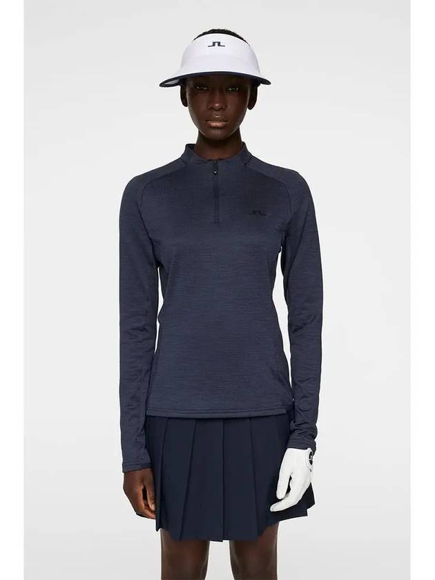 Women s Steffi Golf Midlayer Navy Melange GWJS10982 6881 - J.LINDEBERG - BALAAN 2