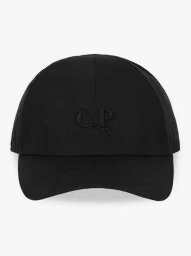 Embroidery Logo Ball Cap Black - CP COMPANY - BALAAN 1