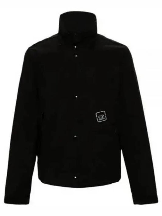 Metropolis Series HyST Stand Collar Zip Up Jacket Black - CP COMPANY - BALAAN 2