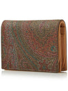 Paisley Half Wallet Brown - ETRO - BALAAN 3