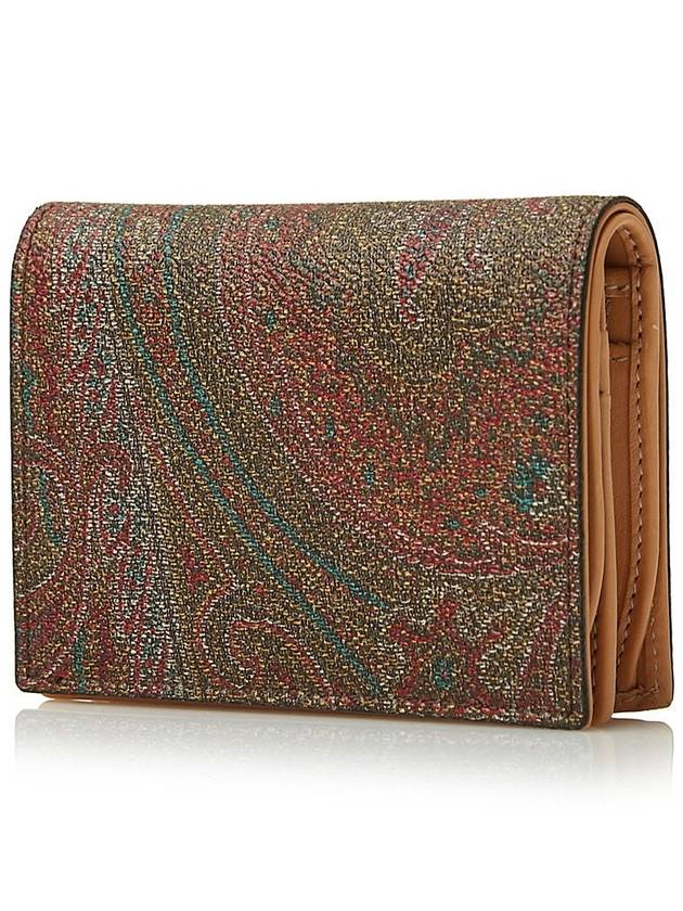 Paisley Half Wallet Brown - ETRO - BALAAN 3