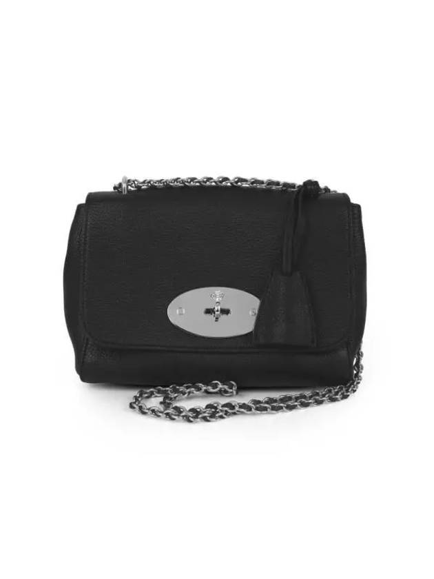 Lily Small Goat Leather Shoulder Bag Black - MULBERRY - BALAAN 3