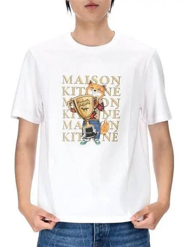 Champion Fox LM00123KJ0008 P100 Men's Short Sleeve T-Shirt 991623 - MAISON KITSUNE - BALAAN 1