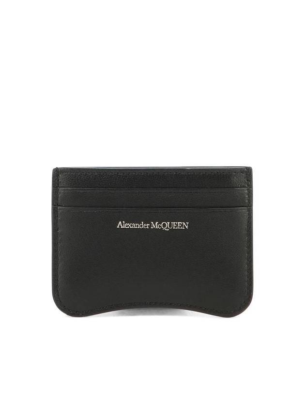 The Seal Card Wallet Black - ALEXANDER MCQUEEN - BALAAN 2