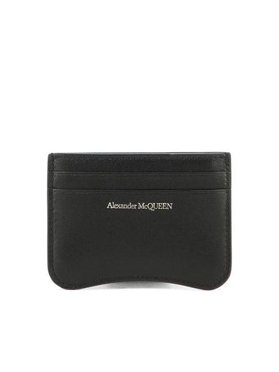 The Seal Card Wallet Black - ALEXANDER MCQUEEN - BALAAN 2