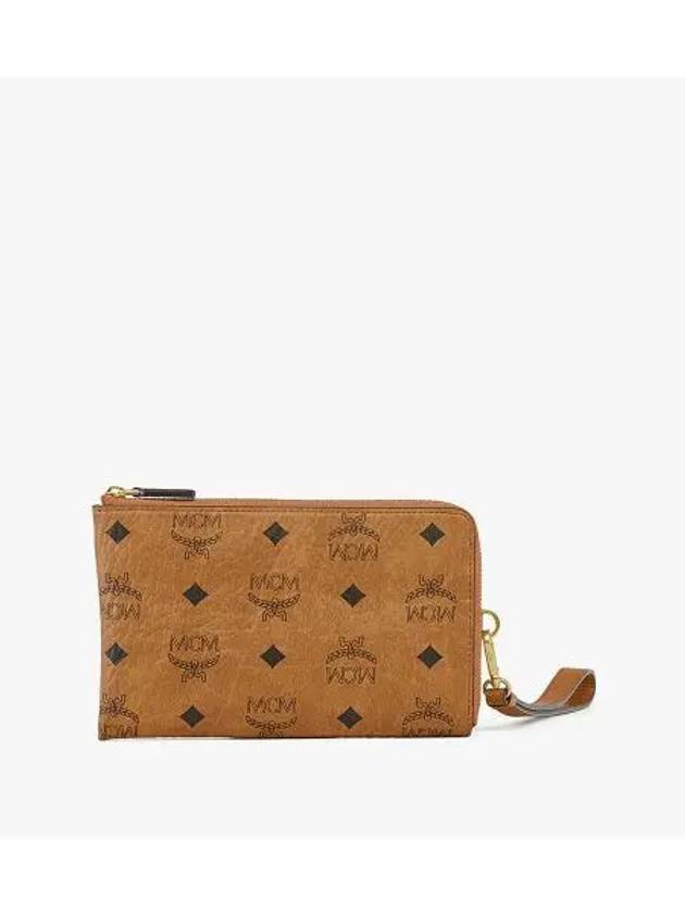 Ottomar Visetos Travel Pouch Bag Brown - MCM - BALAAN 1