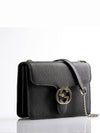 Interlocking GG Chain Small Cross Bag Black - GUCCI - BALAAN 7