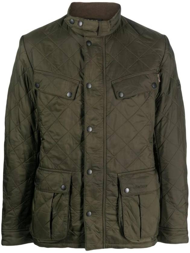 International Ariel Polar Quilted Jacket Olive - BARBOUR - BALAAN 1