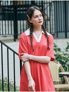 MET lovely summer collar dress red - METAPHER - BALAAN 5