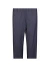 Jacquard Wool Straight Pants Navy - ACNE STUDIOS - BALAAN 1