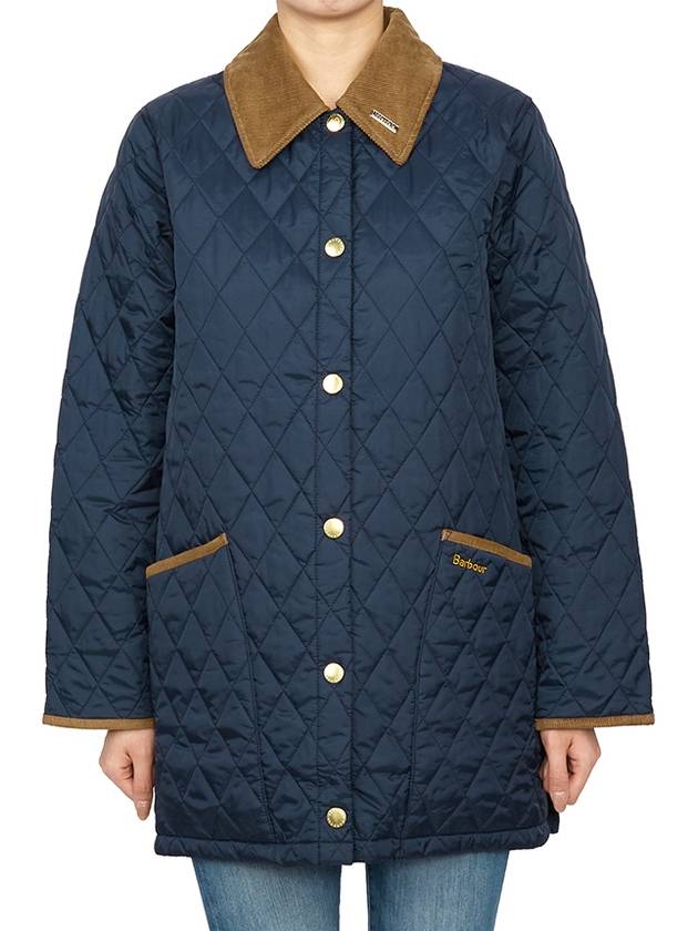 30th Anniversary Modern Liddesdale Quilted Jacket Navy - BARBOUR - BALAAN 4