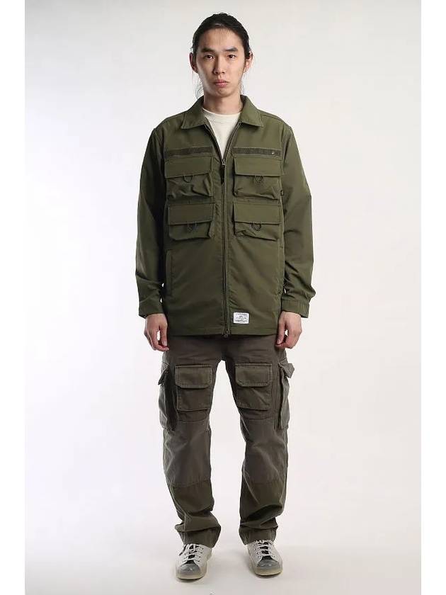 Nylon Cargo Shirt Jacket - ALPHA INDUSTRIES - BALAAN 3