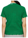 Golf Wear Women s Short Sleeve Knit MLW 3A AB04 GREEN - MARK & LONA - BALAAN 5