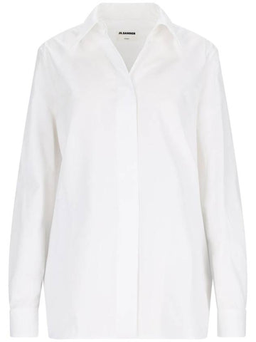 Jil Sander Shirts White - JIL SANDER - BALAAN 1