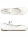 Patent Leather Ballerinas White - MIU MIU - BALAAN 2