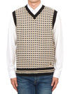 Check Pattern Vest Beige - BURBERRY - BALAAN 4