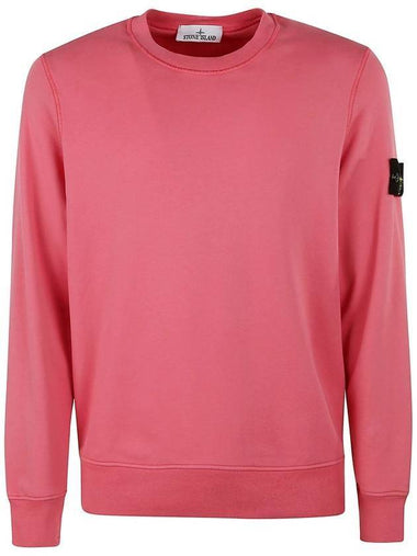 Wappen Patch Crew Neck Sweatshirt Pink - STONE ISLAND - BALAAN 1