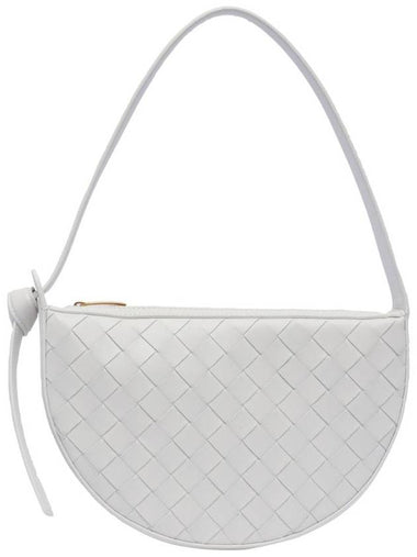 Intrecciato Sunrise Small Shoulder Bag White - BOTTEGA VENETA - BALAAN 1