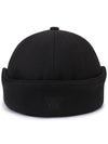 Official Melton earring knit cap BK - ANEWGOLF - BALAAN 4