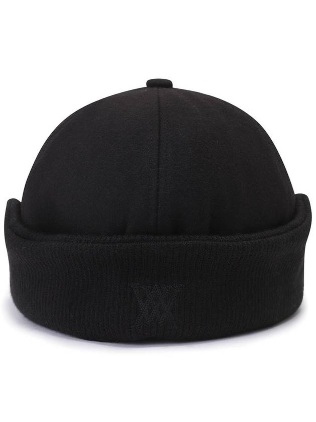 Official Melton earring knit cap BK - ANEWGOLF - BALAAN 4