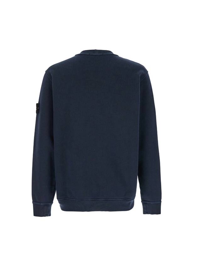 Compass Badge Sweatshirt Blue - STONE ISLAND - BALAAN 3