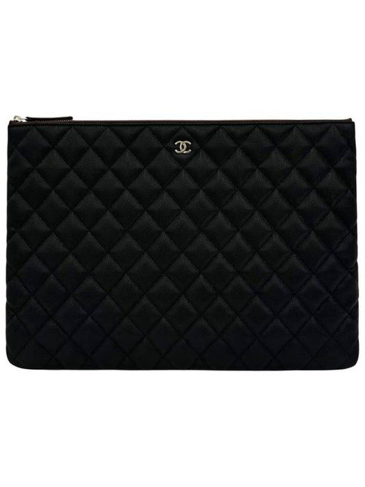 Classic Clutch Large Caviar Gold Plated AP4022 - CHANEL - BALAAN 2