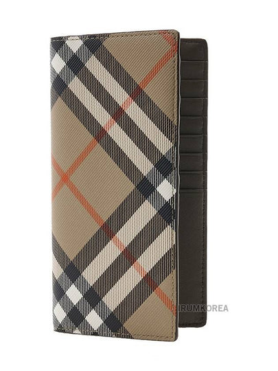 Check Bifold Card Wallet Sand - BURBERRY - BALAAN 2