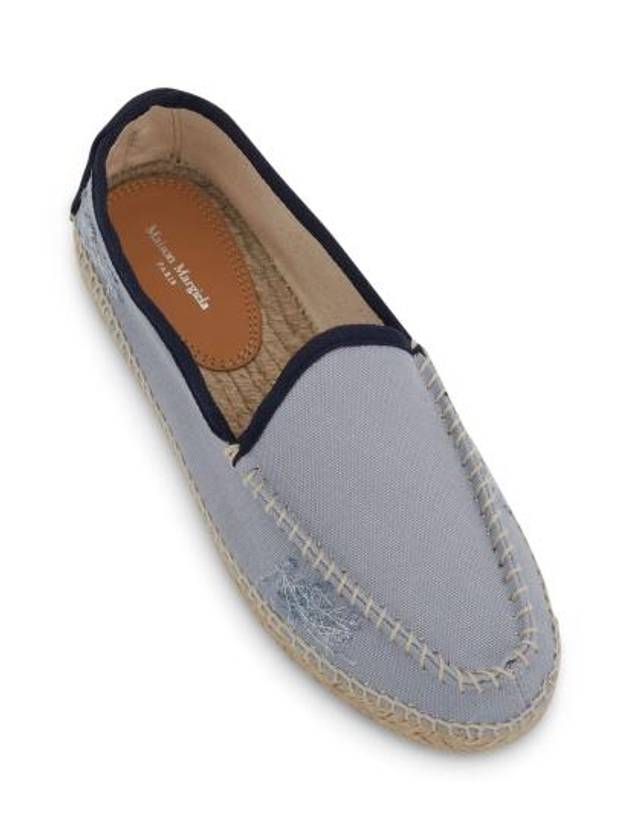 Embroidery Detail Espadrilles Blue - MAISON MARGIELA - BALAAN 4