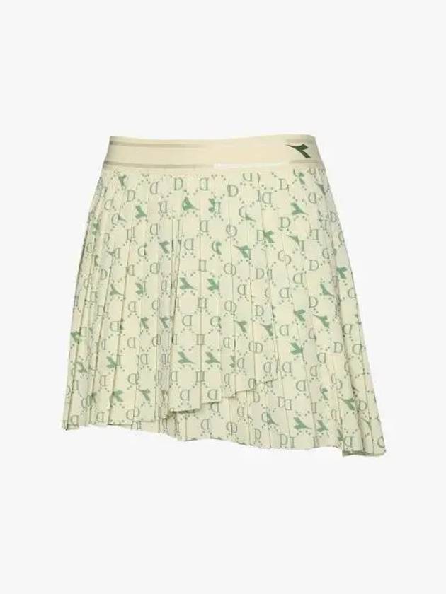 Diadora Ermina Tennis Pleated Skirt PTN LIME - DIADORA - BALAAN 1