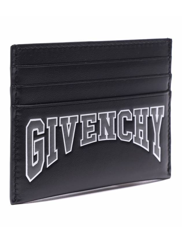 calfskin leather card wallet black - GIVENCHY - BALAAN.