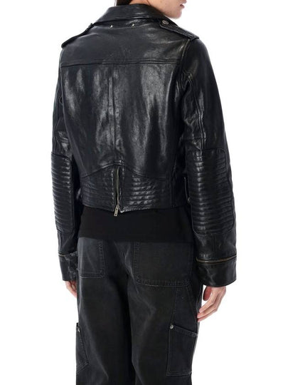 Nevada leather biker jacket - GOLDEN GOOSE - BALAAN 2