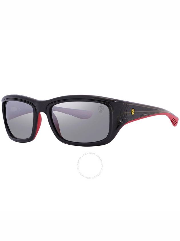 Sunglasses RB4405M F6016G BLACK ON RED - RAY-BAN - BALAAN 3