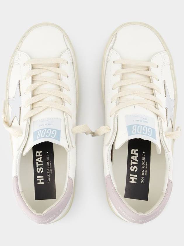 Hi Star Sneakers - Golden Goose Deluxe Brand - Leather - White - GOLDEN GOOSE - BALAAN 4